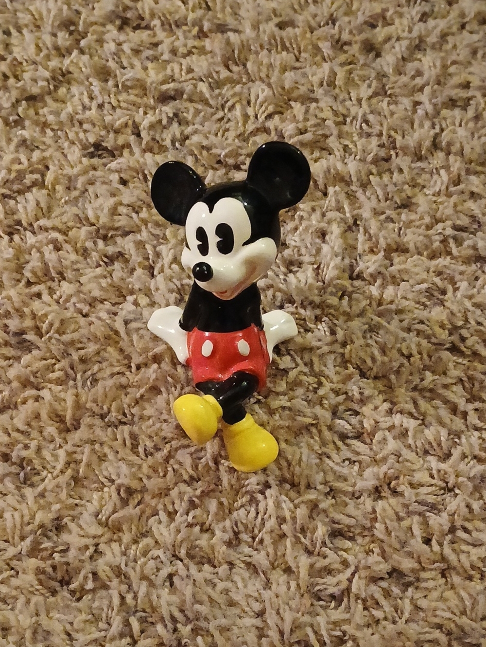 Disney Black, Red & Yellow Classic Character Figurine Ceramic